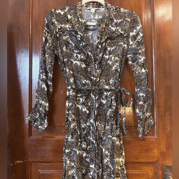 Topshop Ruffle Button Down Dress - Picture 2 of 11